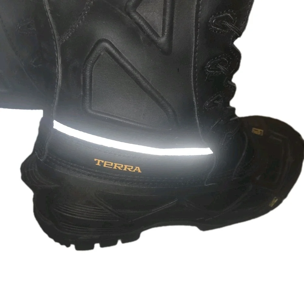 Terra Men's Size 11 CSA Composite Toe‎ Safety Work Boots Black Waterproof